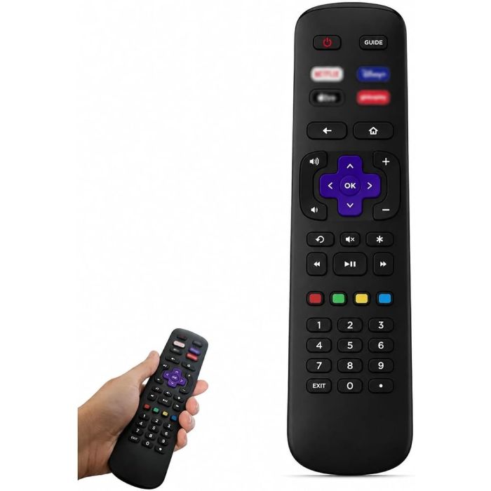 Controle Remoto Para Tv ROKU AOC Philco Semp TCL Universal Smart Led LCD