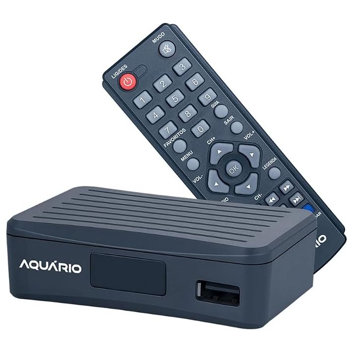 Conversor Digital Aquário DTV-4000S Full HD com Gravador USB