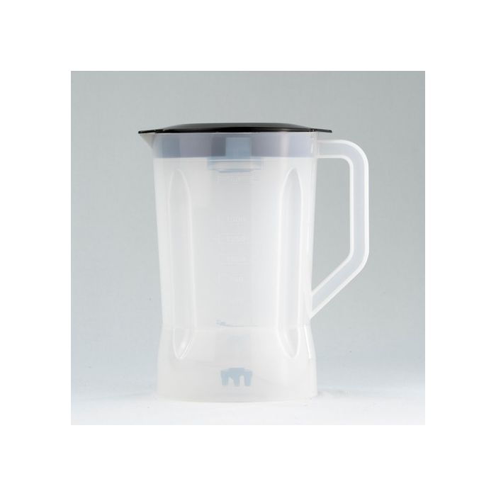 Copo para Liquidificador Mondial  L1000 L1100 L1200 TURBO INOX Translucido com Tampa e Lâminas Mebrasi