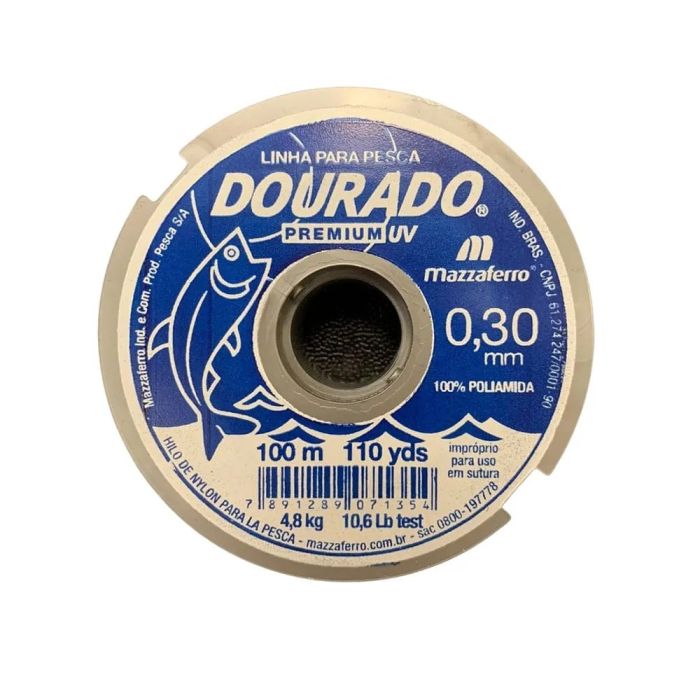 Linha de Pesca Dourado 0,30 mm