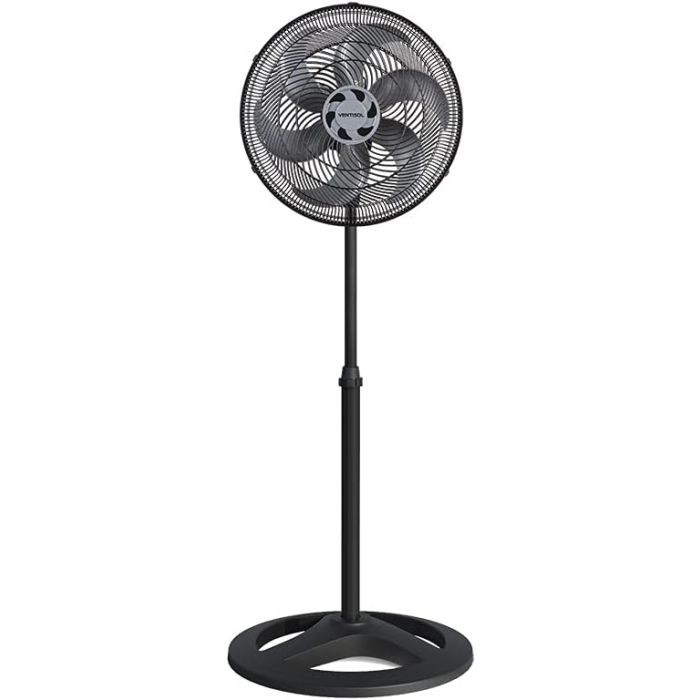 Ventilador de Coluna Turbo 6 40cm Preto Ventisol 110v