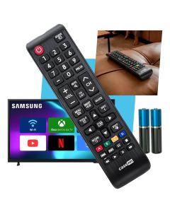Controle Remoto Para Tv Samsung 4k Lcd Led Plasma Teclas Smart Hub Compat&iacute;vel