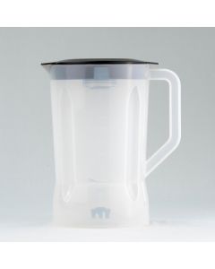 Copo para Liquidificador Mondial  L1000 L1100 L1200 TURBO INOX Translucido com Tampa e L&acirc;minas Mebrasi