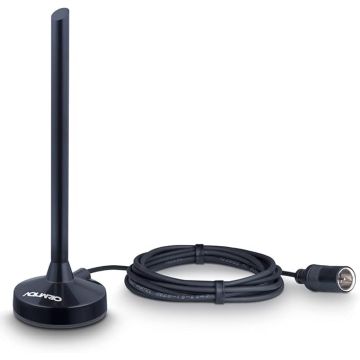 Antena Digital Interna Aquário DTV-100P HDTV 4K VHF UHF FM