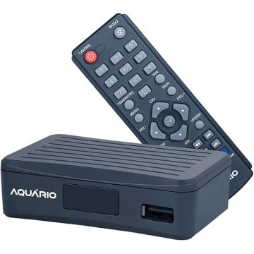 Conversor Digital Aquário DTV-4000S Full HD com Gravador USB